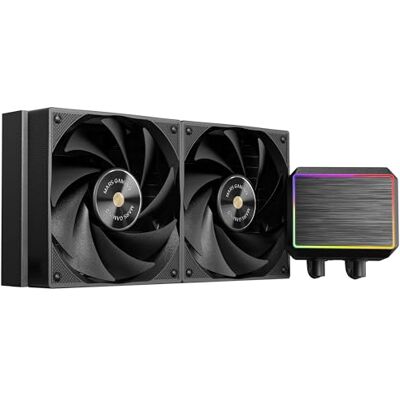 Mars Gaming ML-PROII240 Refroidissement liquide AIO 450 W TDP, Pompe Opti-Chamber 4 Gen Base en cuivre et microcanaux, 2 ventilateurs 120 mm FDB, bloc en aluminium brossé avec FRGB linéaire, noir Mars Gaming ML-PROII240 Refroidissement liquide AIO 450 W TDP, Pompe Opti-Chamber 4 Gen Base en cuivre et microcanaux, 2 ventilateurs 120 mm FDB, bloc en aluminium brossé avec FRGB linéaire, noir