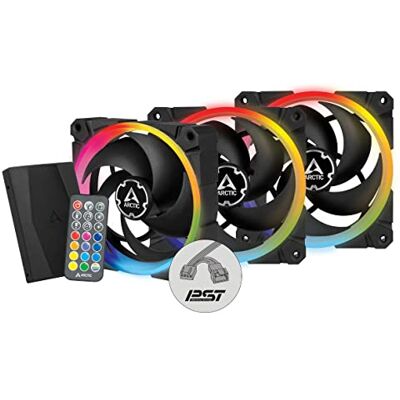 Arctic BioniX P120 A-RGB Bundle Ventilateur boîtier Esport 120mm PWM Arctic BioniX P120 A-RGB Bundle Ventilateur boîtier Esport 120mm PWM