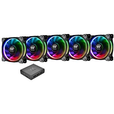 Thermaltake Riing Plus 12 RGB Radiator Fan TT Premium Edition 5 Pack Thermaltake Riing Plus 12 RGB Radiator Fan TT Premium Edition 5 Pack