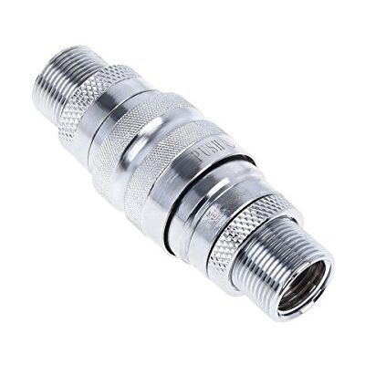 Alphacool 17367 Kit d'embrayage à libération rapide pour stalactites avec double vis G1/4 IG – Raccords de refroidissement à eau chromés Alphacool 17367 Kit d'embrayage à libération rapide pour stalactites avec double vis G1/4 IG – Raccords de refroidissement à eau chromés