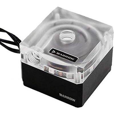 Barrow SPB17-T V2 RGB Pompe DDC PWM 17 W Kit Waterway Plate Noir/Transparent Barrow SPB17-T V2 RGB Pompe DDC PWM 17 W Kit Waterway Plate Noir/Transparent