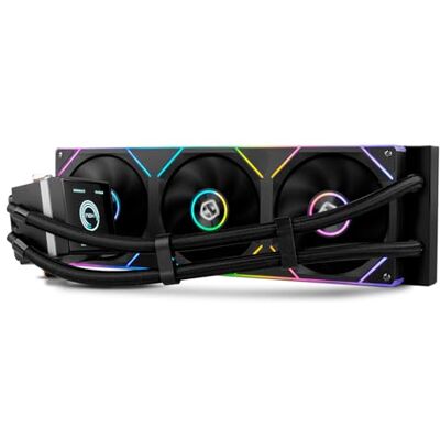 Xtreme Hummer M-360 LCD Black Kit de Watercooling CPU, Écran LCD, Radiateur 360mm, 3 Ventilateurs 120mm PWM, TDP 350W, Compatible avec Intel et AMD, Noir Xtreme Hummer M-360 LCD Black Kit de Watercooling CPU, Écran LCD, Radiateur 360mm, 3 Ventilateurs 120mm PWM, TDP 350W, Compatible avec Intel et AMD, Noir