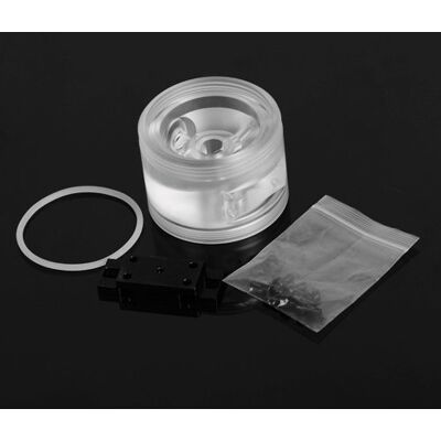 Barrow Couvercle de pompe D5, forme circulaire, transparent Barrow Couvercle de pompe D5, forme circulaire, transparent