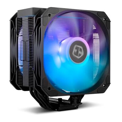 Xtreme Hummer H-200 ARGB Ventirad CPU Double Ventilateur 130mm, 6 Caloducs Cuivre, TDP 230W, Éclairage ARGB Synchronisable, PWM, Compatible avec Intel et AMD, Noir Xtreme Hummer H-200 ARGB Ventirad CPU Double Ventilateur 130mm, 6 Caloducs Cuivre, TDP 230W, Éclairage ARGB Synchronisable, PWM, Compatible avec Intel et AMD, Noir