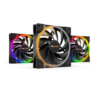 be quiet! Light Wings BL079 PWM Lot de 3 ventilateurs à grande vitesse d'éclairage ARGB 140 mm be quiet! Light Wings BL079 PWM Lot de 3 ventilateurs à grande vitesse d'éclairage ARGB 140 mm
