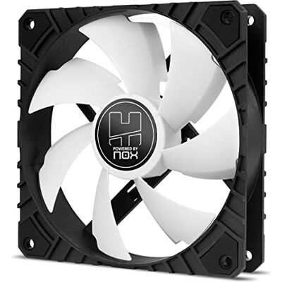 Xtreme Nox H-FAN PRO -NXHUMMERHFANPROWN- Ventilateur pour boîtier PC 120 mm, fonction PMW, 7 pales, roulements hydrauliques, design silencieux optimisé, coins support en caoutchouc Blanc/Noir Xtreme Nox H-FAN PRO -NXHUMMERHFANPROWN- Ventilateur pour boîtier PC 120 mm, fonction PMW, 7 pales, roulements hydrauliques, design silencieux optimisé, coins support en caoutchouc Blanc/Noir