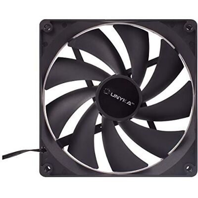 Unykach 140 mm Boitier PC Ventilateur Ventilateurs, refoidisseurs et radiateurs (Boitier PC, Ventilateur, 14 cm, 1000 tr/min, 19 dB, Noir) Unykach 140 mm Boitier PC Ventilateur Ventilateurs, refoidisseurs et radiateurs (Boitier PC, Ventilateur, 14 cm, 1000 tr/min, 19 dB, Noir)