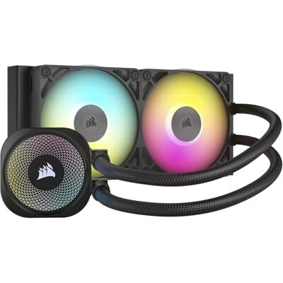 Corsair iCUE LINK TITAN 240 RX RGB Refroidisseur Liquide Pour CPU – 240mm AIO – 2x RX120 Ventilateurs RGB Inclus – Convient à Intel LGA 1851/1700, AMD AM5/AM4 – Hub du Système iCUE LINK Inclus – Noir Corsair iCUE LINK TITAN 240 RX RGB Refroidisseur Liquide Pour CPU – 240mm AIO – 2x RX120 Ventilateurs RGB Inclus – Convient à Intel LGA 1851/1700, AMD AM5/AM4 – Hub du Système iCUE LINK Inclus – Noir