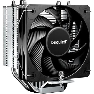 be quiet! Pure Rock Slim 3 Refroidisseur de processeur, 130 W TDP, ventilateur PWM 100 mm, 3 caloducs, design asymétrique, tour mince be quiet! Pure Rock Slim 3 Refroidisseur de processeur, 130 W TDP, ventilateur PWM 100 mm, 3 caloducs, design asymétrique, tour mince