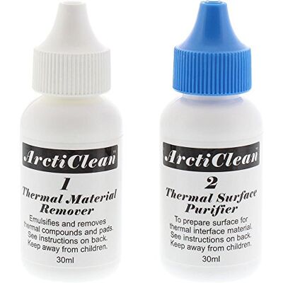 ArctiClean Kit 1 & 2 de pâte à graisse thermique 60 ml ArctiClean Kit 1 & 2 de pâte à graisse thermique 60 ml