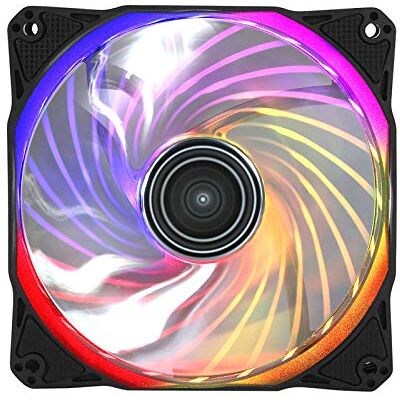 Antec Rainbow 120 RGB Ventilateur de châssis lumineux 120 mm Noir 0-761345-73017-4 Antec Rainbow 120 RGB Ventilateur de châssis lumineux 120 mm Noir 0-761345-73017-4