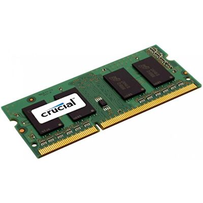 Micron Crucial Mémoire RAM CT51264BF160BJ 4 Go DDR3 1600 MHz CL11 pour ordinateur portable Micron Crucial Mémoire RAM CT51264BF160BJ 4 Go DDR3 1600 MHz CL11 pour ordinateur portable