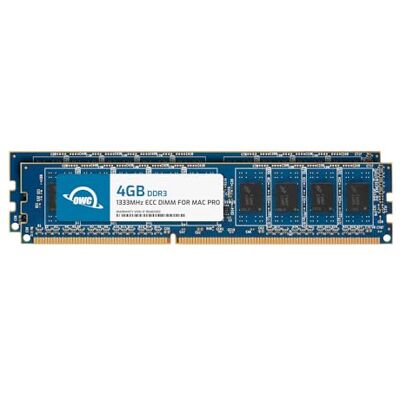 OWC 1333D3W4M08K, DDR3, PC/serveur, 240-pin DIMM, 512M x 72, 0-85°C, 2 x 4 Go OWC 1333D3W4M08K, DDR3, PC/serveur, 240-pin DIMM, 512M x 72, 0-85°C, 2 x 4 Go
