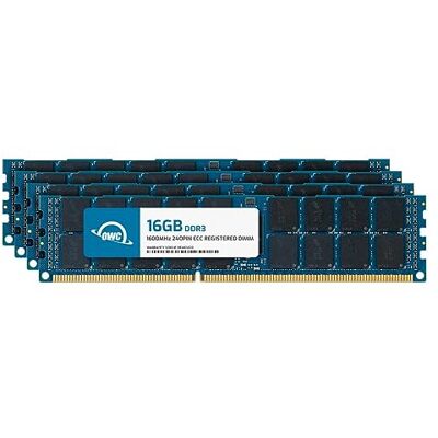 OWC Supermicro SuperServer Series 1017GR 1017R Kit de mémoire RAM DDR3 1600 PC3-12800 CL11 2Rx4 240 broches 1,5 V ECC 64 Go (4 x 16 Go) OWC Supermicro SuperServer Series 1017GR 1017R Kit de mémoire RAM DDR3 1600 PC3-12800 CL11 2Rx4 240 broches 1,5 V ECC 64 Go (4 x 16 Go)