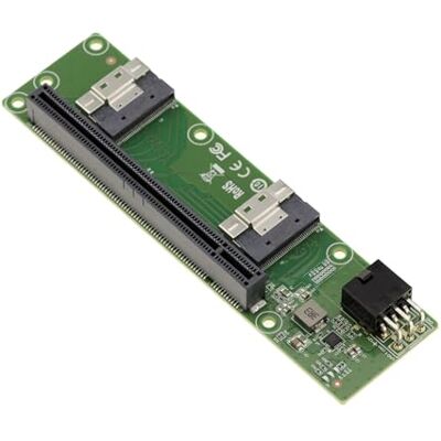 Carte réseau Kalea-Informatique 2 ports SFF-8654 PCIe Gen 4.0 Carte réseau Kalea-Informatique 2 ports SFF-8654 PCIe Gen 4.0