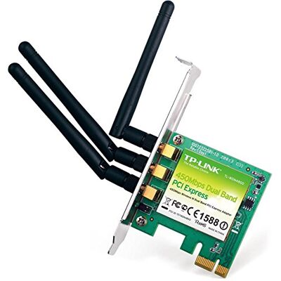 TP-Link TL-WDN4800 N900 Dual Band Wireless PCI Express Adapter with Three Antennas TP-Link TL-WDN4800 N900 Dual Band Wireless PCI Express Adapter with Three Antennas