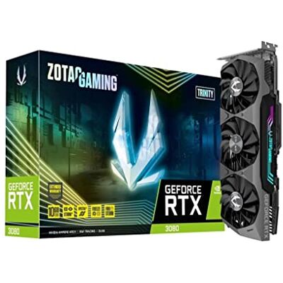 Zotac Gaming GEFORCE RTX 3080 Trinity OC LHR Gris Zotac Gaming GEFORCE RTX 3080 Trinity OC LHR Gris