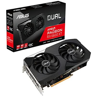 Asus Dual AMD Radeon RX6600XT OC Edition DUAL-RX6600XT-O8G Carte graphique de jeu avec mémoire GDDR6 8 Go, PCIe 4.0, 1 x HDMI 2.1, 3 x DisplayPort 1.4a Asus Dual AMD Radeon RX6600XT OC Edition DUAL-RX6600XT-O8G Carte graphique de jeu avec mémoire GDDR6 8 Go, PCIe 4.0, 1 x HDMI 2.1, 3 x DisplayPort 1.4a