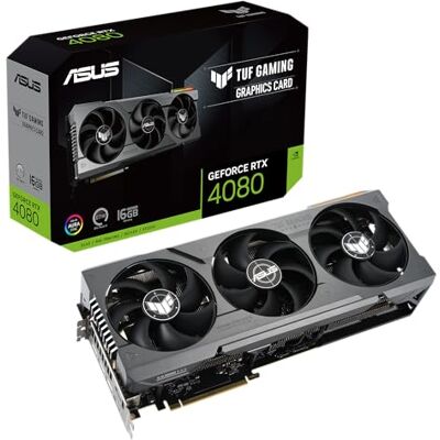 Asus TUF Gaming TUF-RTX4080-16G-GAMING NVIDIA GeForce RTX 4080 16 Go GDDR6X Asus TUF Gaming TUF-RTX4080-16G-GAMING NVIDIA GeForce RTX 4080 16 Go GDDR6X