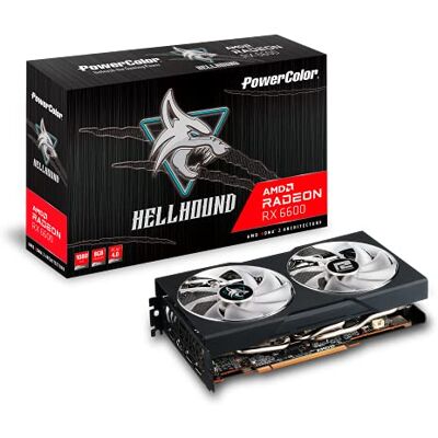 PowerColor RX 6600 8GB Hellhound OC 8G AXRX 6600 8GBD6-3DHL PowerColor RX 6600 8GB Hellhound OC 8G AXRX 6600 8GBD6-3DHL
