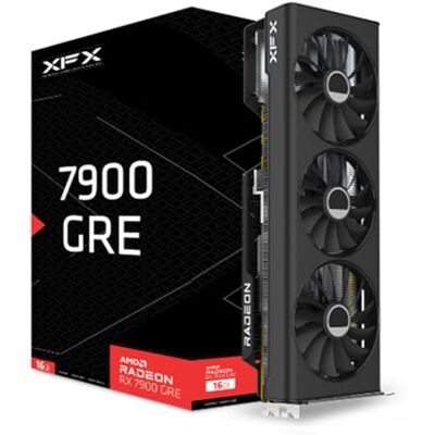 Pine XFX Carte Graphique de Jeu Radeon RX 7900GRE (RX-79GMERCB9) Pine XFX Carte Graphique de Jeu Radeon RX 7900GRE (RX-79GMERCB9)