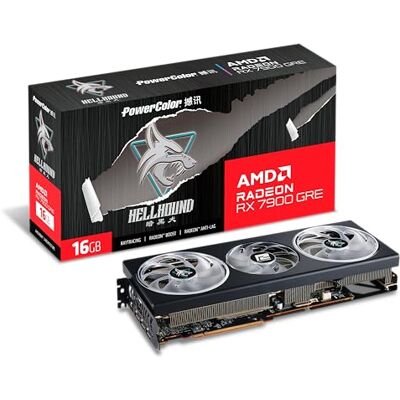 PowerColor Hellhound Carte graphique AMD Radeon RX 7900 GRE 16 Go GDDR6 PowerColor Hellhound Carte graphique AMD Radeon RX 7900 GRE 16 Go GDDR6