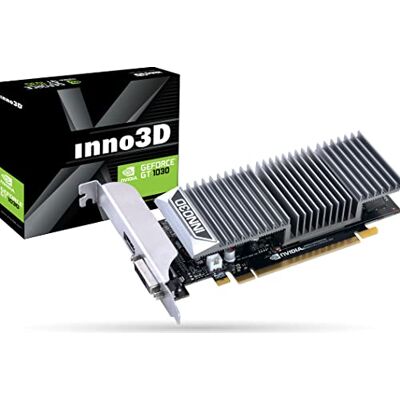 Inno3D N1030-1SDV-E5BL carte graphique GeForce GT 1030 2 Go GDDR5 Cartes graphiques (GeForce GT 1030, 2 Go, GDDR5, 64 bit, 4096 x 2160 pixels, PCI Express 3.0) Inno3D N1030-1SDV-E5BL carte graphique GeForce GT 1030 2 Go GDDR5 Cartes graphiques (GeForce GT 1030, 2 Go, GDDR5, 64 bit, 4096 x 2160 pixels, PCI Express 3.0)
