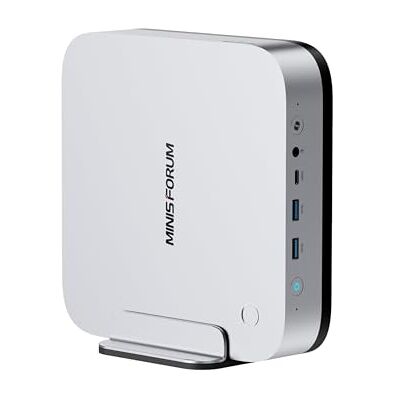 MINISFORUM MINIS FORUM AI X1 Pro Mini PC, AMD Ryzen AI 9 HX 370 processeur à 12 cœurs jusqu'à 5,1 GHz et AMD Radeon 890M, Barebone sans DDR5 ni SSD, HDMI/DP/USB4 x 2, USB 3.2 x 2, 2 x RJ45 2,5G, WiFi 7, BT5.4 MINISFORUM MINIS FORUM AI X1 Pro Mini PC, AMD Ryzen AI 9 HX 370 processeur à 12 cœurs jusqu'à 5,1 GHz et AMD Radeon 890M, Barebone sans DDR5 ni SSD, HDMI/DP/USB4 x 2, USB 3.2 x 2, 2 x RJ45 2,5G, WiFi 7, BT5.4