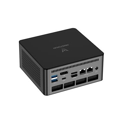 MINISFORUM MINIS FORUM UM890 Pro Mini PC, processeur AMD Ryzen 9 8945HS, 8C/16T jusqu'à 5,2 GHz, AMD Radeon 780M, 2 × DDR5 32 Go jusqu'à 96 Go/1 TB SSD, HDMI/DP/USB4 × 2, 2 × RJ45 2,5G, Oculink, Wi-Fi6E, BT5.2 MINISFORUM MINIS FORUM UM890 Pro Mini PC, processeur AMD Ryzen 9 8945HS, 8C/16T jusqu'à 5,2 GHz, AMD Radeon 780M, 2 × DDR5 32 Go jusqu'à 96 Go/1 TB SSD, HDMI/DP/USB4 × 2, 2 × RJ45 2,5G, Oculink, Wi-Fi6E, BT5.2