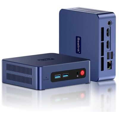 Beelink SER3 Mini PC, AMD Ryzen 5 3500U Mini Computer Windows 11 Pro 16 Go de RAM DDR4, 500 Go NVME SSD, Double écran 4K, Double HDMI/RJ45 1000 Mbit/s/WiFi 5/BT 5.0 Beelink SER3 Mini PC, AMD Ryzen 5 3500U Mini Computer Windows 11 Pro 16 Go de RAM DDR4, 500 Go NVME SSD, Double écran 4K, Double HDMI/RJ45 1000 Mbit/s/WiFi 5/BT 5.0