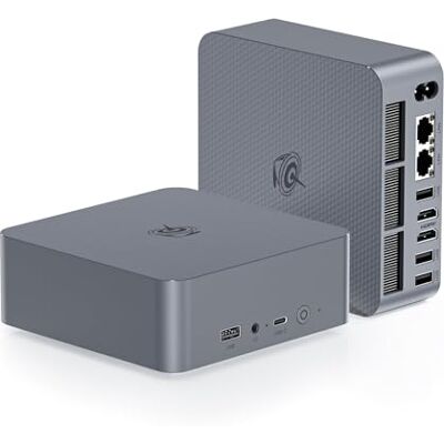 Beelink EQR5 Mini PC, AMD Ryzen 5 5500U (6C/12T) jusqu'à 4,0 GHz, Mini Ordinateur 16 Go DDR4 RAM 480 Go NVME SSD, 4K Dual Display, Dual HDMI, Dual 1000M LAN,Mini PC de Jeu Win11 WiFi6 BT5.2 Beelink EQR5 Mini PC, AMD Ryzen 5 5500U (6C/12T) jusqu'à 4,0 GHz, Mini Ordinateur 16 Go DDR4 RAM 480 Go NVME SSD, 4K Dual Display, Dual HDMI, Dual 1000M LAN,Mini PC de Jeu Win11 WiFi6 BT5.2