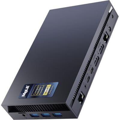 MeLE Overclock X5 Mini PC de bureau avec Windows 11 Pro, Core i5-12450H (8C/12T, jusqu'à 4,4 GHz) Micro ordinateur de bureau 16 Go de RAM 512 Go PCle 4.0x4 SSD, Quad 4K et double 2,5 GbE, USB-C MeLE Overclock X5 Mini PC de bureau avec Windows 11 Pro, Core i5-12450H (8C/12T, jusqu'à 4,4 GHz) Micro ordinateur de bureau 16 Go de RAM 512 Go PCle 4.0x4 SSD, Quad 4K et double 2,5 GbE, USB-C