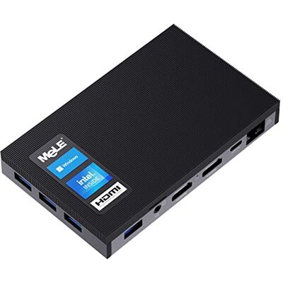 MeLE Quieter 2Q Mini PC Fanless, J4125 8GB 256GB, Double HDMI, Gigabit Celeron J4125 jusqu'à 2.7GHz, 8GB RAM, 256GB stockage, double HDMI 4K, ethernet gigabit, PXE/iPXE, BIOS déverrouillé, Wi-F... MeLE Quieter 2Q Mini PC Fanless, J4125 8GB 256GB, Double HDMI, Gigabit Celeron J4125 jusqu'à 2.7GHz, 8GB RAM, 256GB stockage, double HDMI 4K, ethernet gigabit, PXE/iPXE, BIOS déverrouillé, Wi-F...
