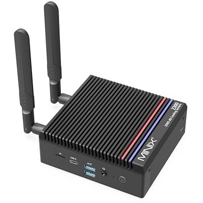 MINIX Mini PC Windows 11 Pro sans ventilateur, Intel 12e génération N300, NEO Z300-0dB 16 Go DDR4, 512 Go M.2 PCIe Gen3 x 4 SSD, 4K double affichage/LAN 2,5 G, pour entreprise, maison, bureau MINIX Mini PC Windows 11 Pro sans ventilateur, Intel 12e génération N300, NEO Z300-0dB 16 Go DDR4, 512 Go M.2 PCIe Gen3 x 4 SSD, 4K double affichage/LAN 2,5 G, pour entreprise, maison, bureau