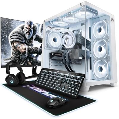 Vibox IV-695 PC Gamer Complet • AMD Ryzen 7 9700X 8 cœurs • Radeon RX 9070 XT 16 Go • 32 Go RAM • 1 To SSD • Windows 11 • 27" Écran • WiFi 6 + Bluetooth 5.4 Vibox IV-695 PC Gamer Complet • AMD Ryzen 7 9700X 8 cœurs • Radeon RX 9070 XT 16 Go • 32 Go RAM • 1 To SSD • Windows 11 • 27" Écran • WiFi 6 + Bluetooth 5.4