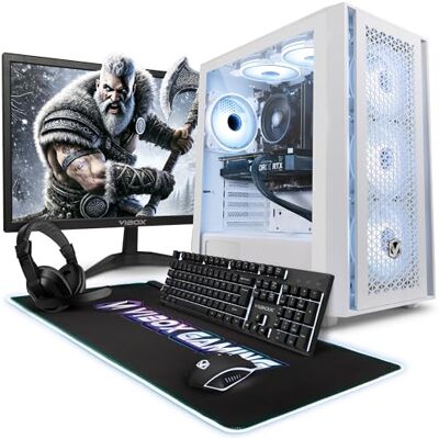 Vibox V-543 PC Gamer Complet • 23" Écran • AMD Ryzen 5 5500 6 cœurs • AMD Radeon RX 9060 XT 8 Go • 16 Go RAM • 1 To SSD • Windows 11 • WiFi 6 + Bluetooth 5.4 Vibox V-543 PC Gamer Complet • 23" Écran • AMD Ryzen 5 5500 6 cœurs • AMD Radeon RX 9060 XT 8 Go • 16 Go RAM • 1 To SSD • Windows 11 • WiFi 6 + Bluetooth 5.4