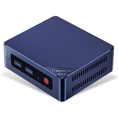 Beelink Mini PC avec Alder Lake N95 (jusqu'à 3.5 GHz), 12 Go LPDDR5 RAM, 512 Go SSD, MINI S12 Ordinateur Inclus Dualer HDMI, 2.5G LAN, WiFi, Bluetooth, USB3.2 Beelink Mini PC avec Alder Lake N95 (jusqu'à 3.5 GHz), 12 Go LPDDR5 RAM, 512 Go SSD, MINI S12 Ordinateur Inclus Dualer HDMI, 2.5G LAN, WiFi, Bluetooth, USB3.2