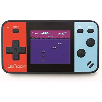 Lexibook Cyber Arcade Pocket JL1895LXB Console de jeu portable avec écran LCD couleur 1,8" 4,5 cm pour adolescents Bleu/rouge Lexibook Cyber Arcade Pocket JL1895LXB Console de jeu portable avec écran LCD couleur 1,8" 4,5 cm pour adolescents Bleu/rouge