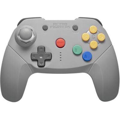 Retro Fighters Brawler64 Nintendo Switch Wireless Bluetooth NSO Edition Grey Retro Fighters Brawler64 Nintendo Switch Wireless Bluetooth NSO Edition Grey