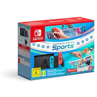 Nintendo Switch color + jeu Switch Sports préinstallé + 12 mois Switch Online Nintendo Switch color + jeu Switch Sports préinstallé + 12 mois Switch Online