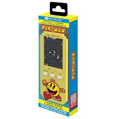 MY ARCADE Pac-Man Pixel Player : jeu vidéo sous licence officielle Pac-Man, porte-clés d'arcade portable, jeux pour enfants et adultes MY ARCADE Pac-Man Pixel Player : jeu vidéo sous licence officielle Pac-Man, porte-clés d'arcade portable, jeux pour enfants et adultes