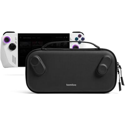 tomtoc Housse de transport compatible avec ASUS ROG Ally/ROG Ally X étui de protection, sac de transport portable rigide pour la console ASUS ROG Ally, étui léger pour le voyage tomtoc Housse de transport compatible avec ASUS ROG Ally/ROG Ally X étui de protection, sac de transport portable rigide pour la console ASUS ROG Ally, étui léger pour le voyage