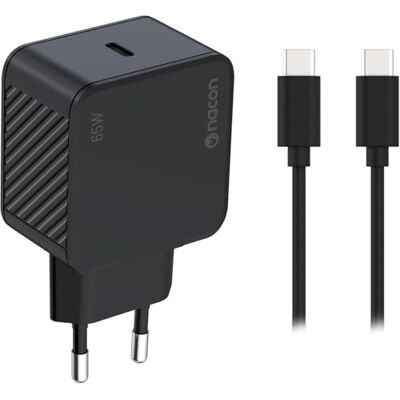 Nacon Chargeur pour ROG Xbox Ally et Ally X, Adaptateur Secteur 65W avec Power Delivery, Charge Rapide, Compatible PC, Smartphone, Switch. Câble USB-C 1.5m Inclus XBXROGADAPT65 Nacon Chargeur pour ROG Xbox Ally et Ally X, Adaptateur Secteur 65W avec Power Delivery, Charge Rapide, Compatible PC, Smartphone, Switch. Câble USB-C 1.5m Inclus XBXROGADAPT65