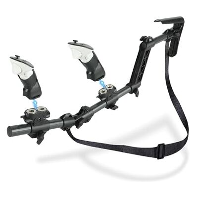Hounyoln Porte-fusil pour Meta Quest 3, compatible avec les poignées de contrôleur VR Meta Quest3 pour améliorer la stabilité et le contrôle, adaptateur magnétique de fusil (noir) Hounyoln Porte-fusil pour Meta Quest 3, compatible avec les poignées de contrôleur VR Meta Quest3 pour améliorer la stabilité et le contrôle, adaptateur magnétique de fusil (noir)