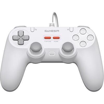 GameSir Tegenaria Lite Manette de jeu filaire, 1000 Hz, latence ultra fine, effet Hall, 2 touches arrière Switch/PC/Android/iOS Serene White GameSir Tegenaria Lite Manette de jeu filaire, 1000 Hz, latence ultra fine, effet Hall, 2 touches arrière Switch/PC/Android/iOS Serene White