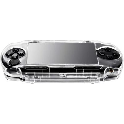 OSTENT Protector Clear Crystal Travel Carry Hard Cover Case Shell Compatible for Sony PSP 1000 Game Console OSTENT Protector Clear Crystal Travel Carry Hard Cover Case Shell Compatible for Sony PSP 1000 Game Console