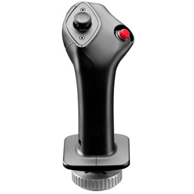 Thrustmaster AIRBUS Add-On Grip Joystick réplique Airbus A300 & A400M Réplique ergonomique sous licence officielle Airbus, poignée de vol ambidextre et modules de boutons interchangeables Thrustmaster AIRBUS Add-On Grip Joystick réplique Airbus A300 & A400M Réplique ergonomique sous licence officielle Airbus, poignée de vol ambidextre et modules de boutons interchangeables