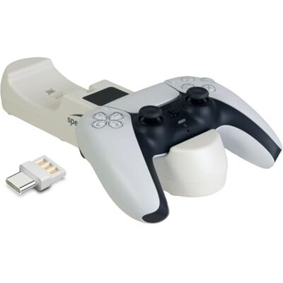 Speedlink Jazz Chargeur USB Station de Recharge pour Jusqu’à 2 manettes PS5, Blanche Speedlink Jazz Chargeur USB Station de Recharge pour Jusqu’à 2 manettes PS5, Blanche