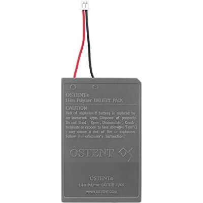 OSTENT Batterie Li-ion rechargeable de rechange 1000 mAh 3,65 V 3,7 Wh pour Sony PS4 Pro/Slim CUH-ZCT2 Series Bluetooth sans fil Dual Shock Controller deuxième génération Petit port OSTENT Batterie Li-ion rechargeable de rechange 1000 mAh 3,65 V 3,7 Wh pour Sony PS4 Pro/Slim CUH-ZCT2 Series Bluetooth sans fil Dual Shock Controller deuxième génération Petit port