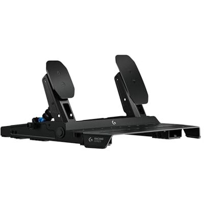 Logitech RS Pedals Pédales de simulation de course Frein capteur de pression 75 kg, pédales réglables, conception modulaire, châssis acier robuste, extensible Noir Logitech RS Pedals Pédales de simulation de course Frein capteur de pression 75 kg, pédales réglables, conception modulaire, châssis acier robuste, extensible Noir